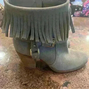 Lauren Ralph Lauren Fringe Booties